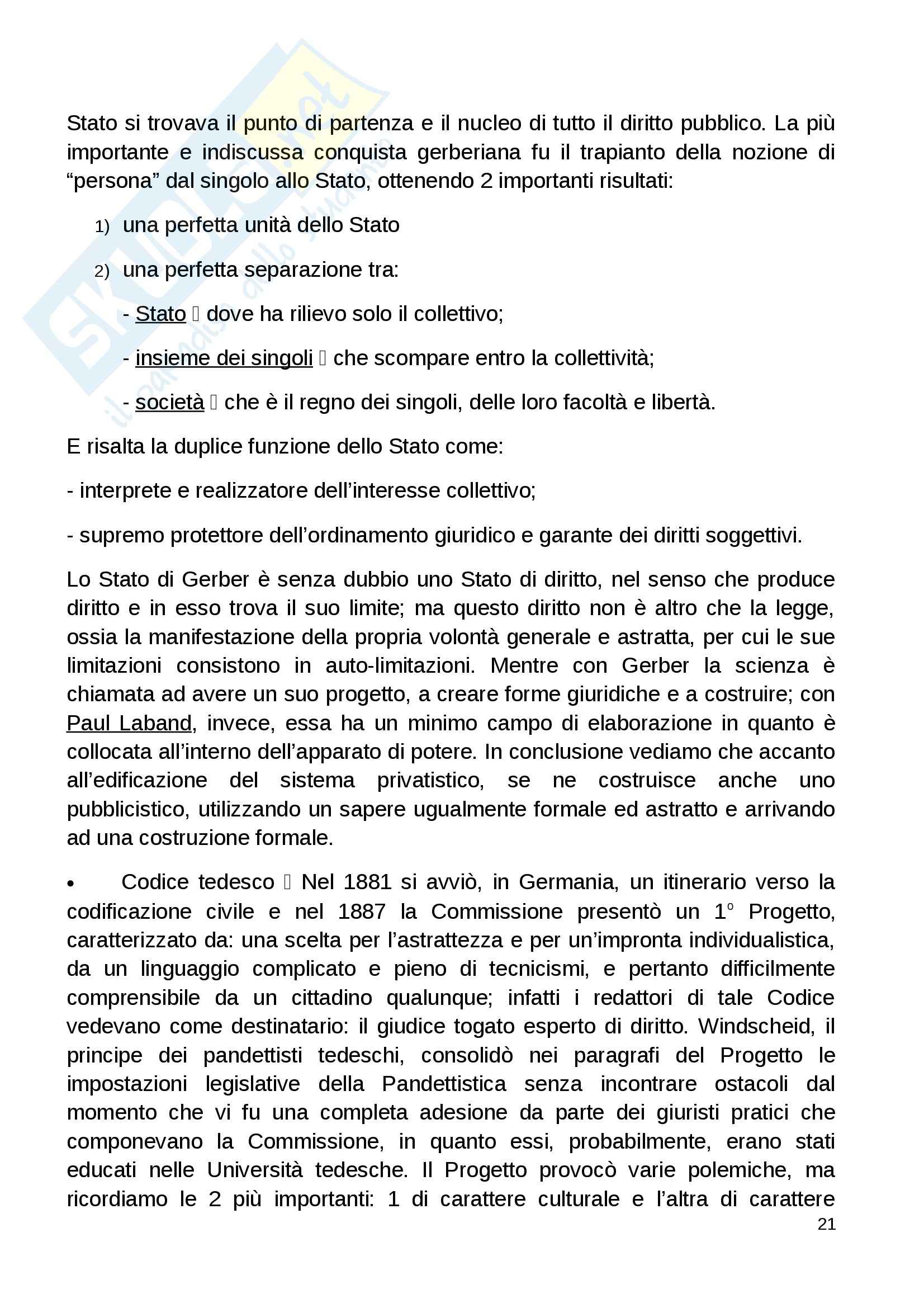 Riassunto esame storia del diritto italiano, prof. Grossi, libro consigliato L'Europa del diritto, Grossi Pag. 21