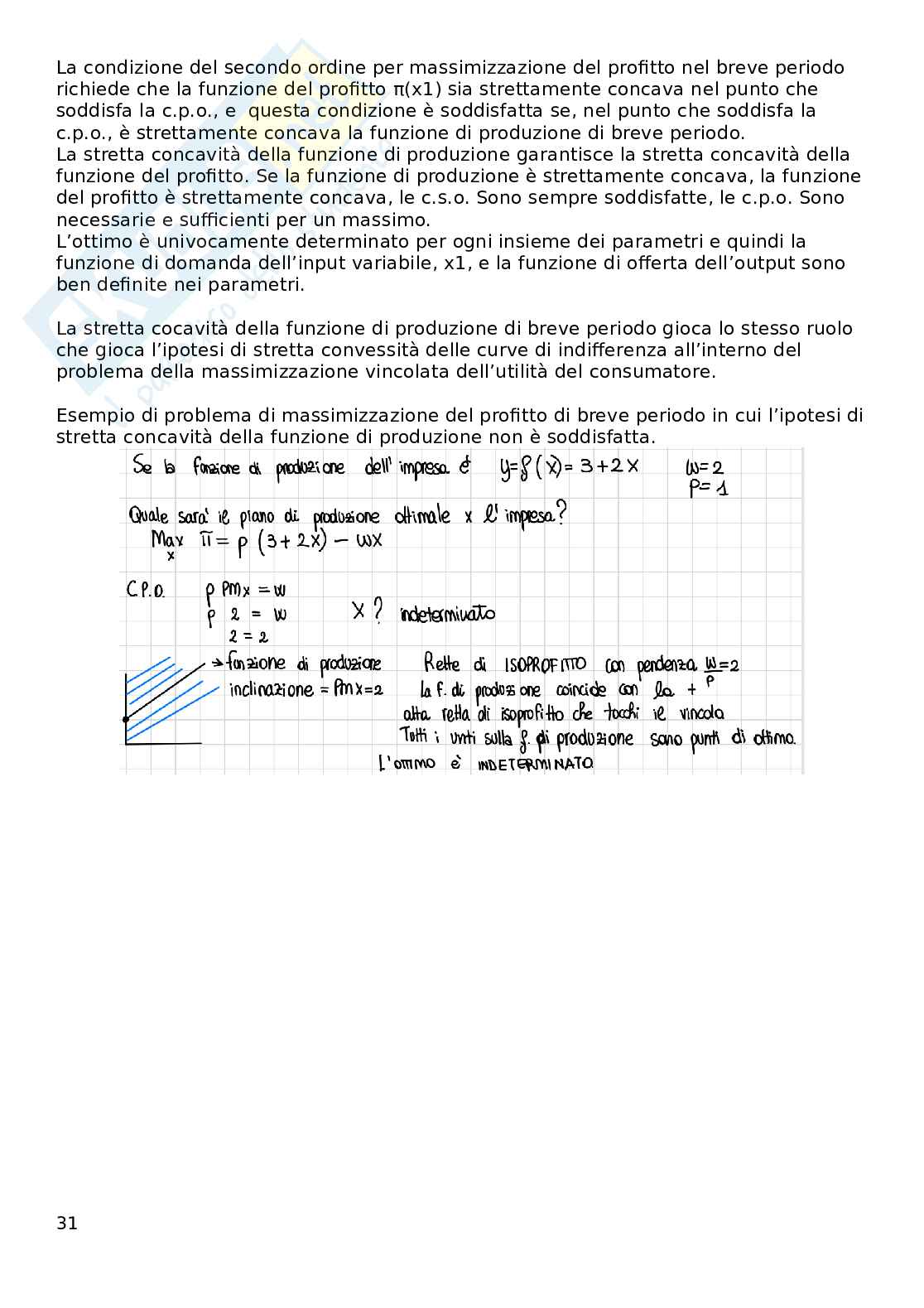 Riassunto esame Microeconomia, Prof. Busetto Francesca, libro consigliato Microeconomia, Varian  Pag. 31