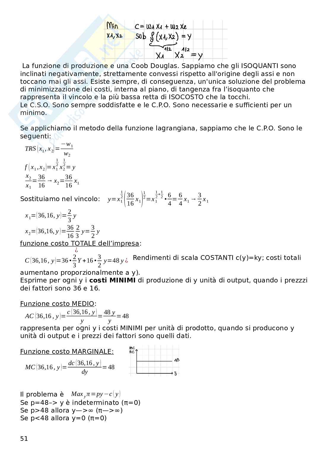 Riassunto esame Microeconomia, Prof. Busetto Francesca, libro consigliato Microeconomia, Varian  Pag. 51