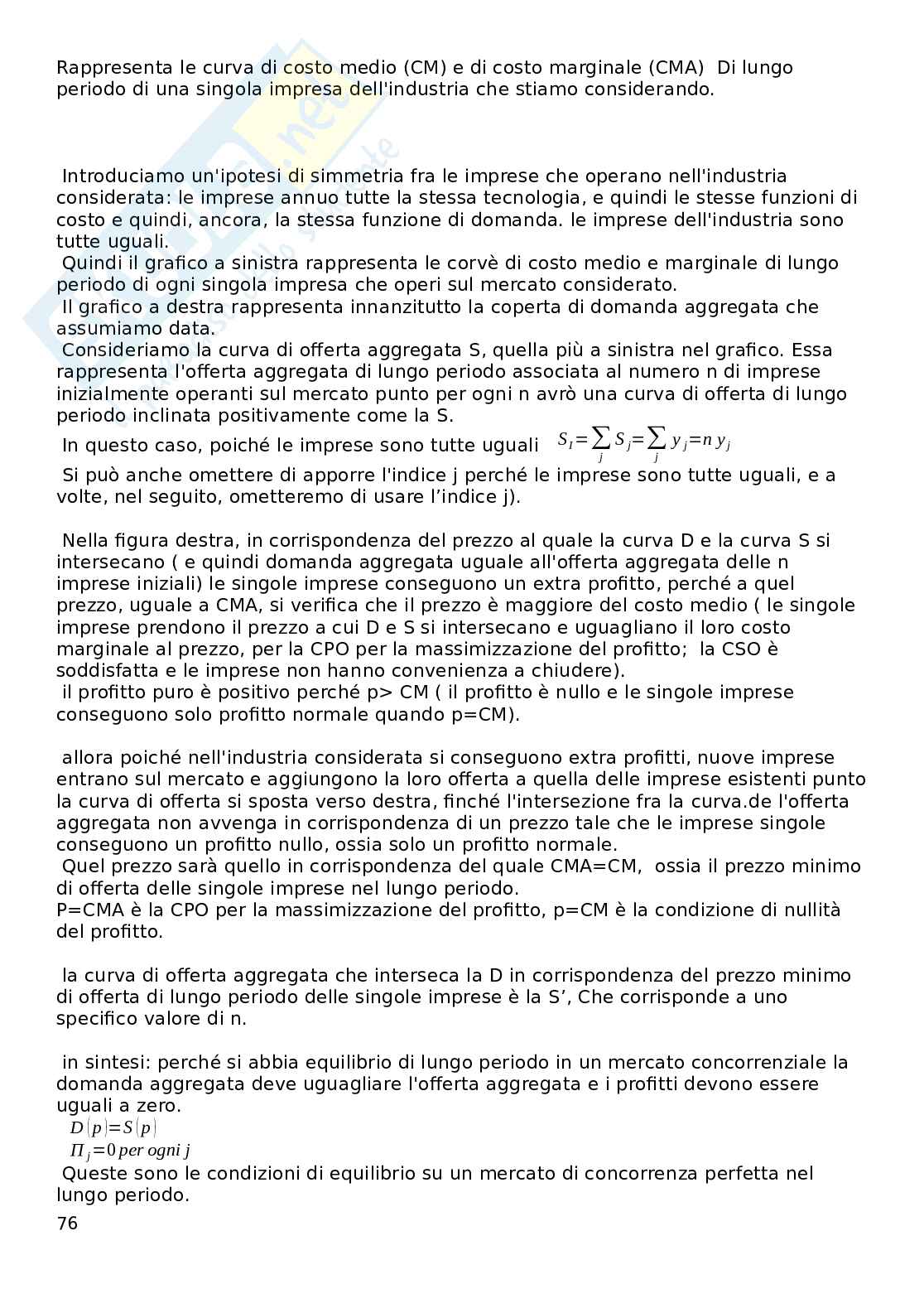 Riassunto esame Microeconomia, Prof. Busetto Francesca, libro consigliato Microeconomia, Varian  Pag. 76