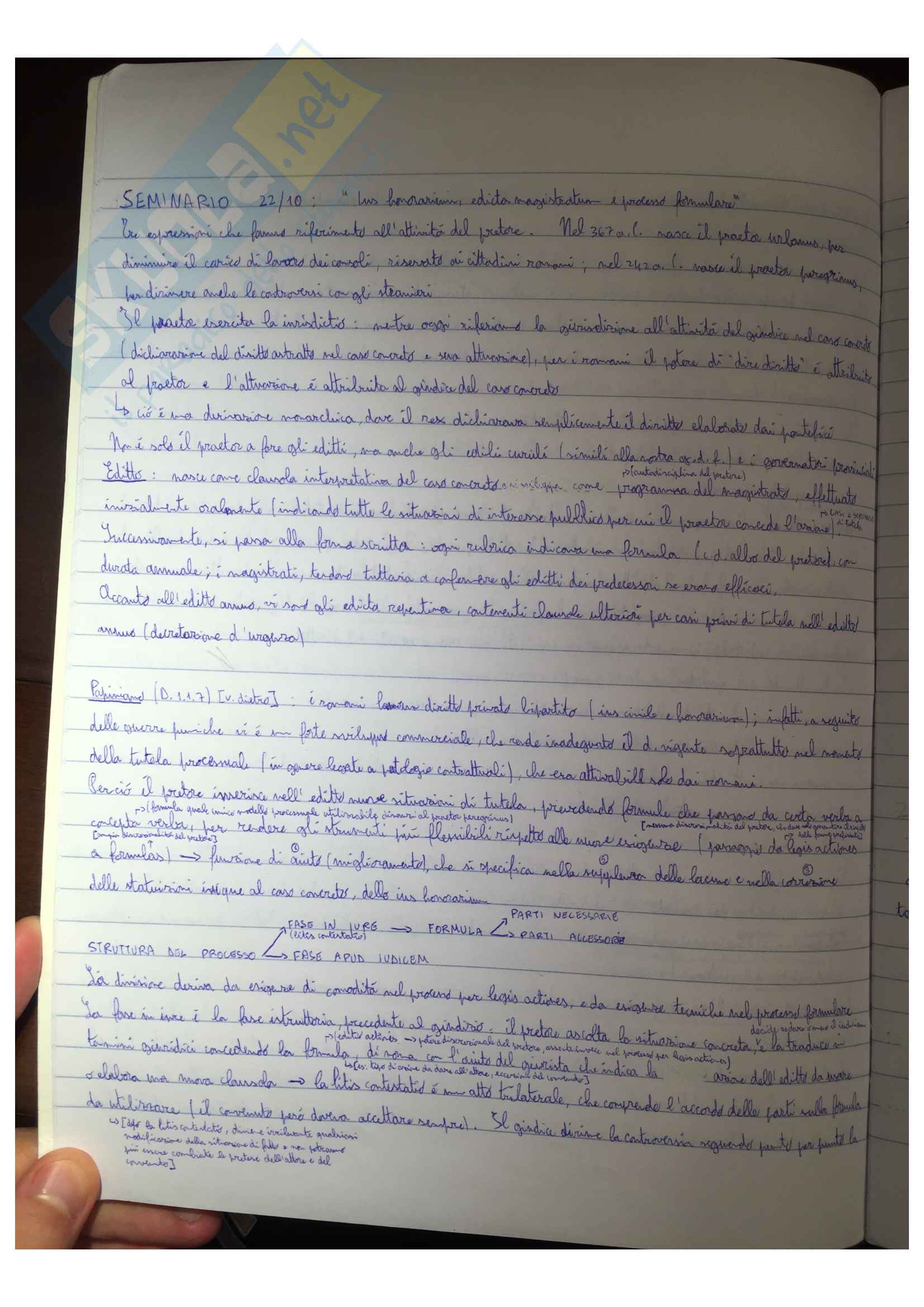 Appunti di Diritto Romano, docente Giulietta Rossetti Pag. 16
