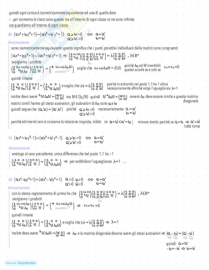 Appunti di Geometria Proiettiva Pag. 76