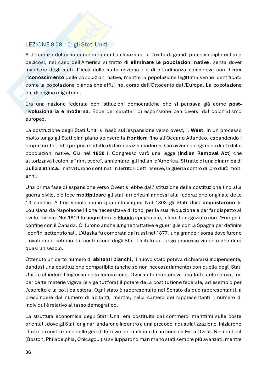 Storia contemporanea  Pag. 36