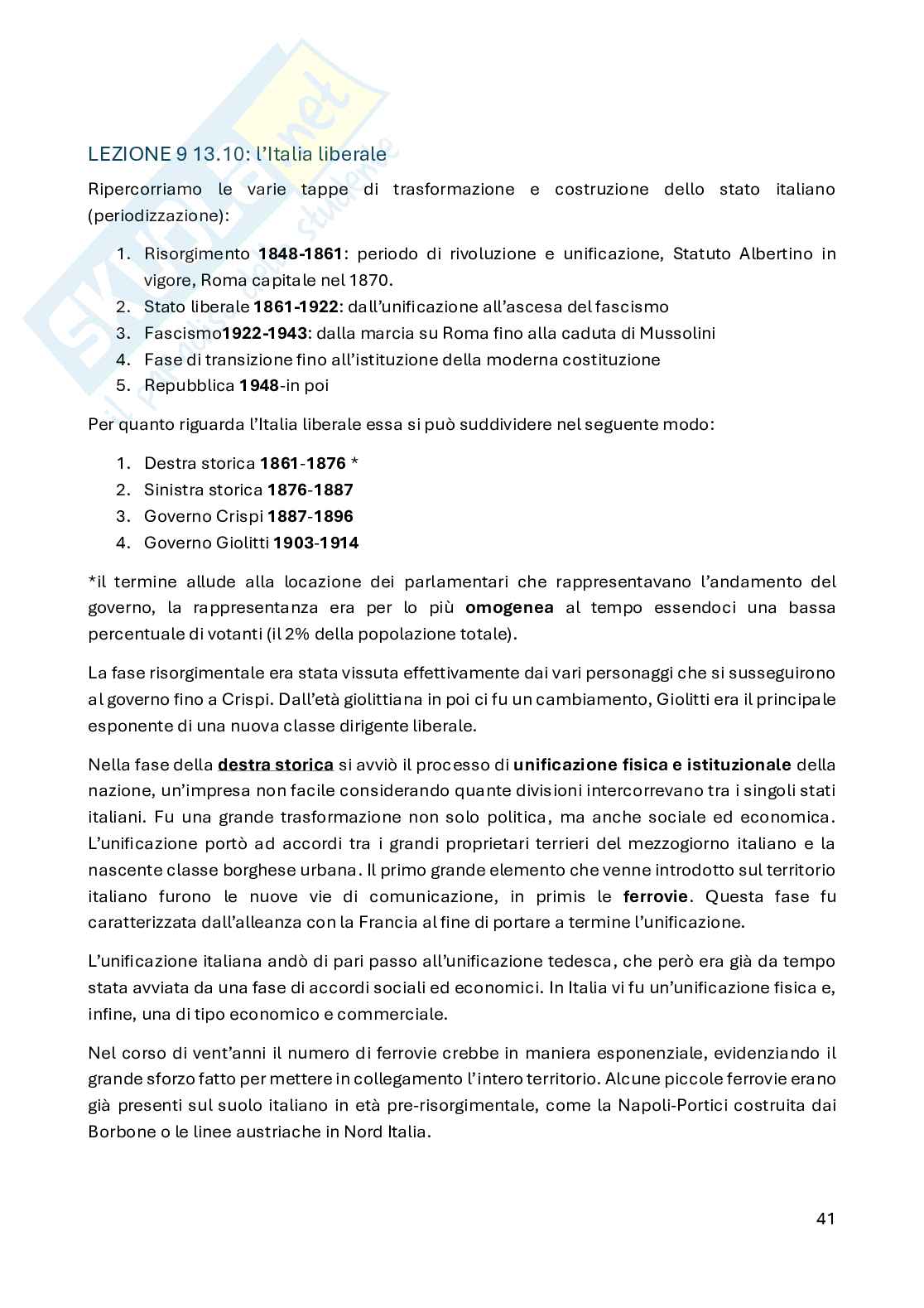 Storia contemporanea  Pag. 41