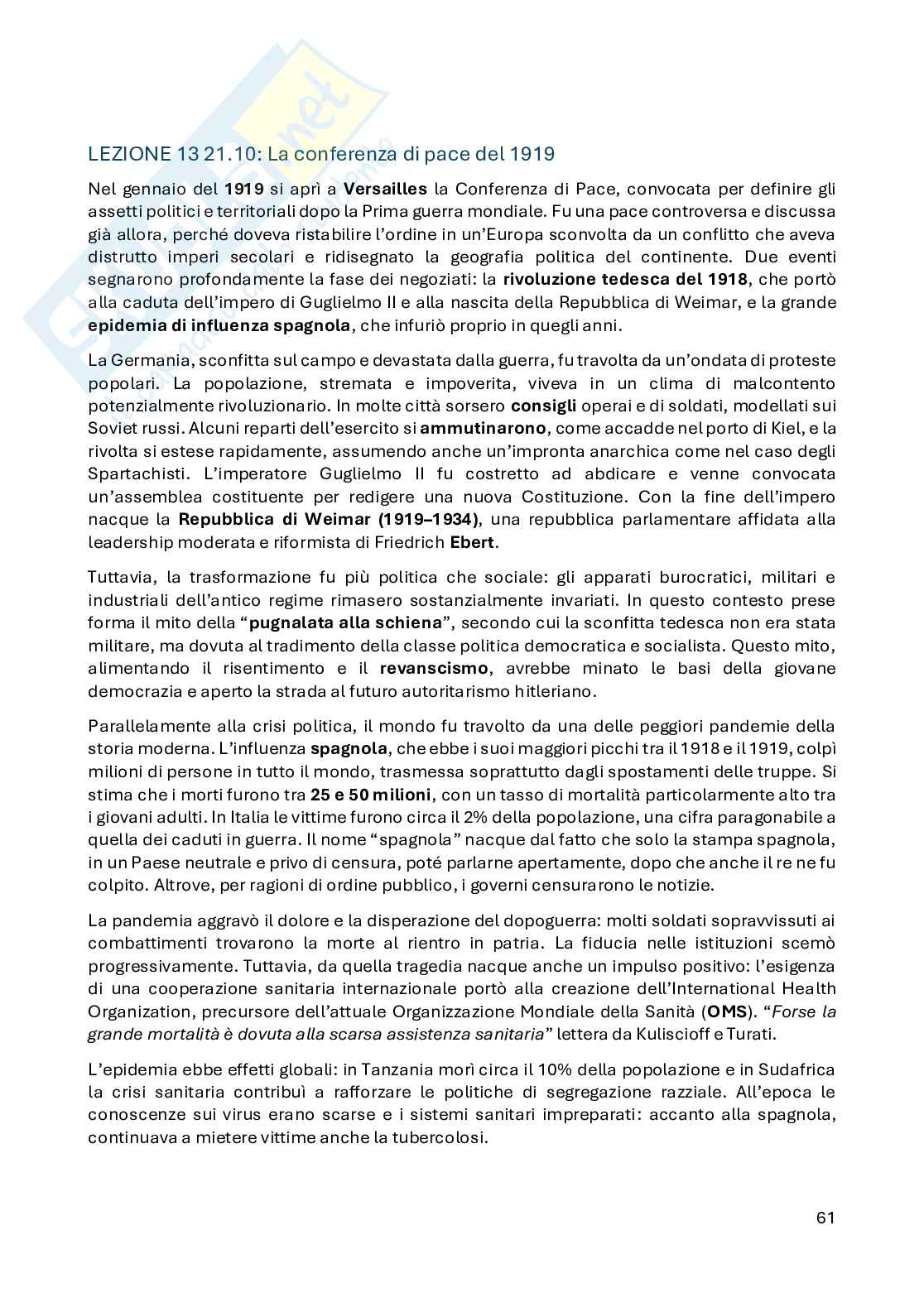 Storia contemporanea  Pag. 61