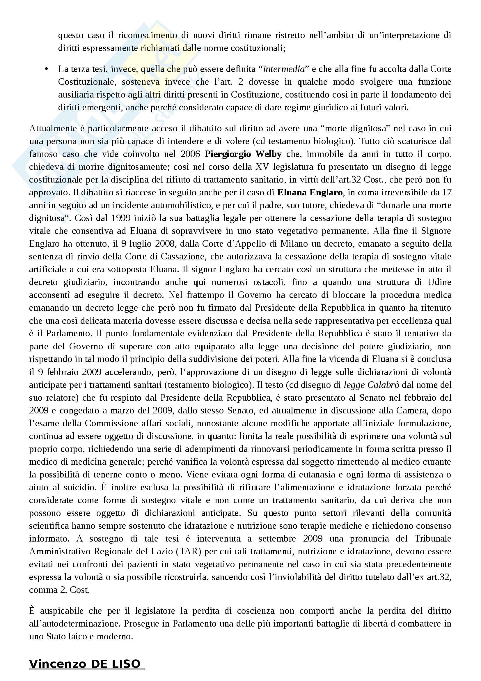 Riassunto esame Diritto Costituzionale, prof. Villone, libro consigliato La Costituzione italiana, Diddi Nardi, Coen Pag. 26