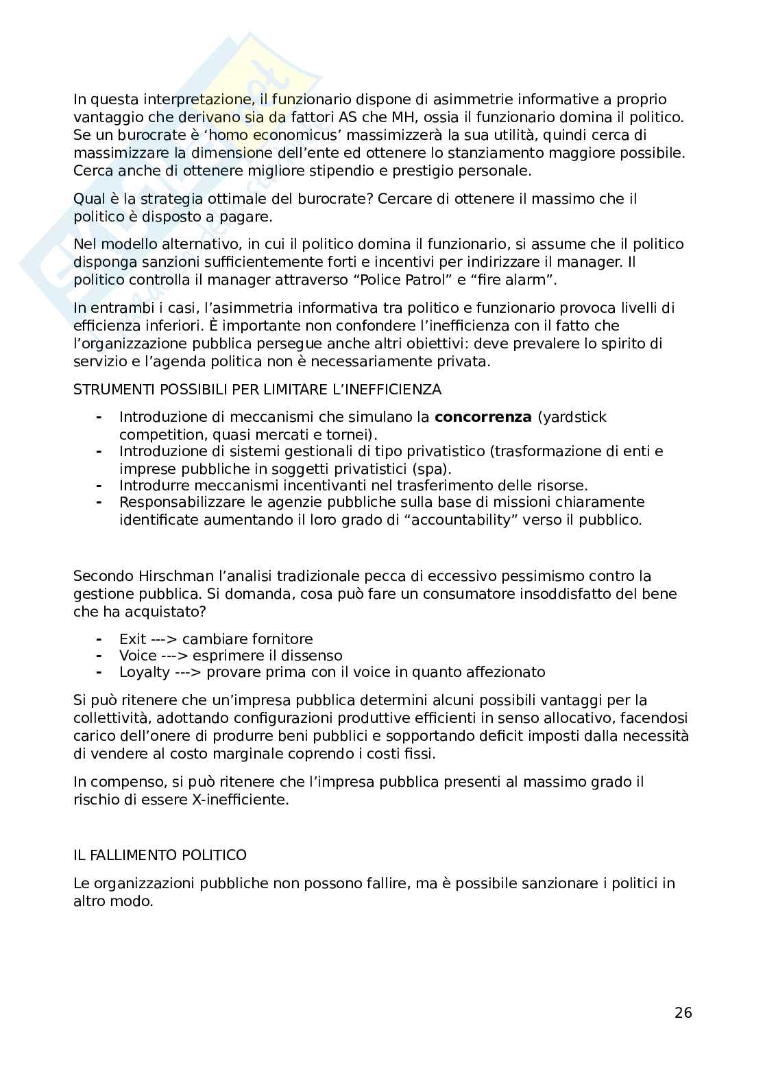 Politica economica e monetaria Pag. 26