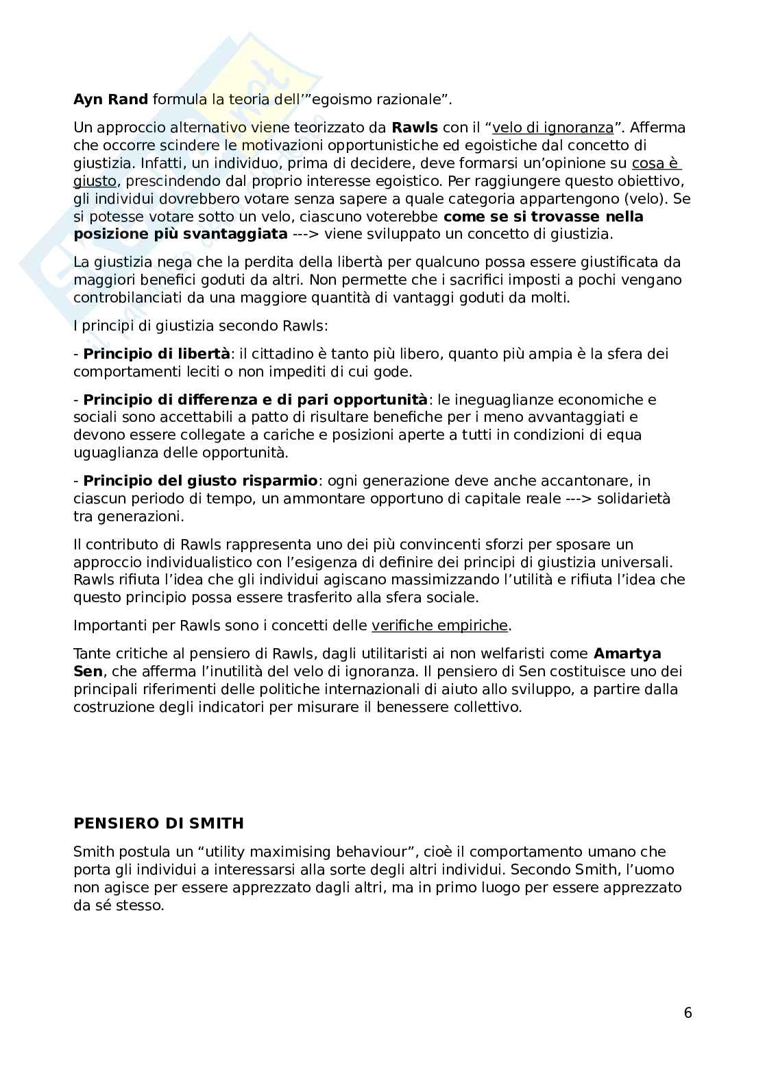 Politica economica e monetaria Pag. 6