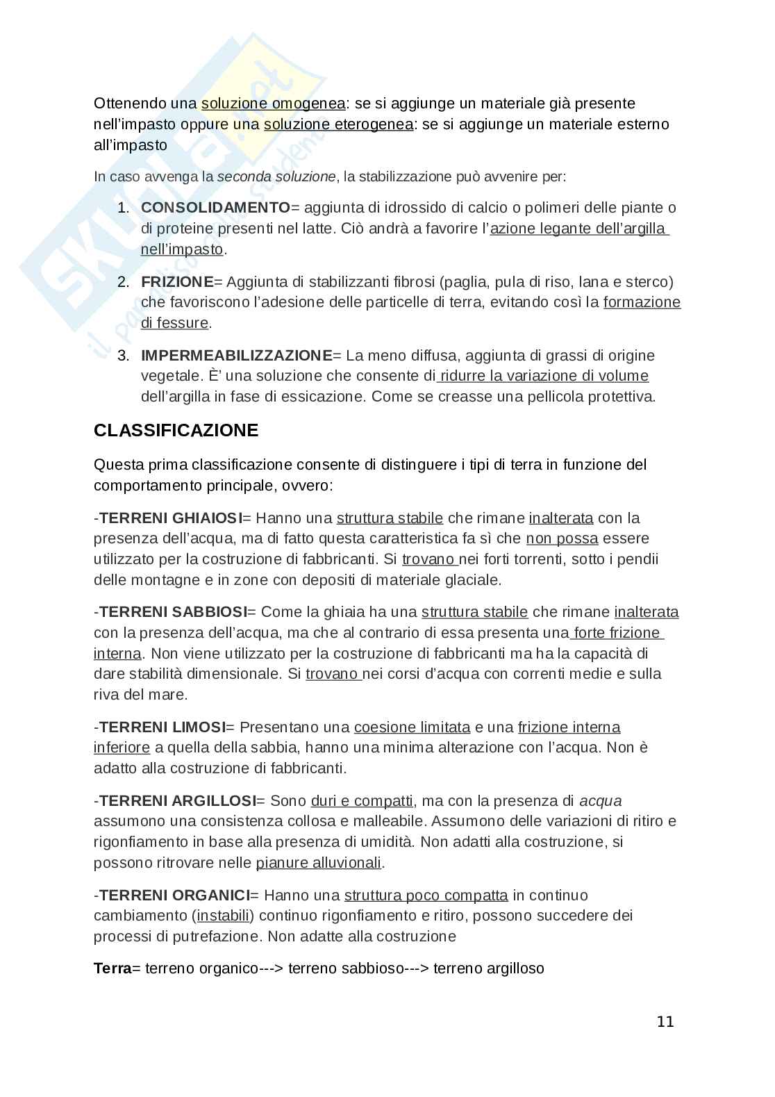 Appunti Tecnologia dell'architettura Pag. 11