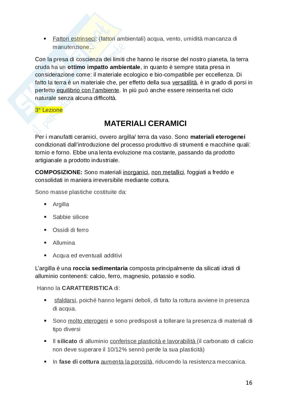 Appunti Tecnologia dell'architettura Pag. 16