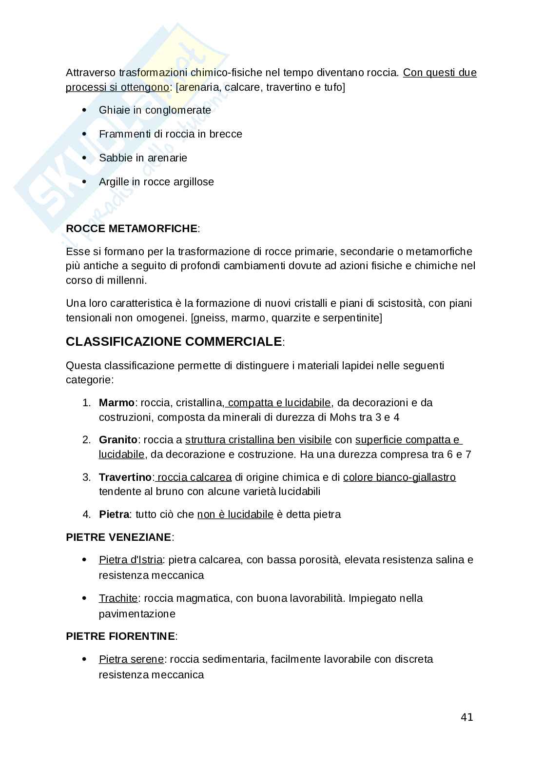 Appunti Tecnologia dell'architettura Pag. 41