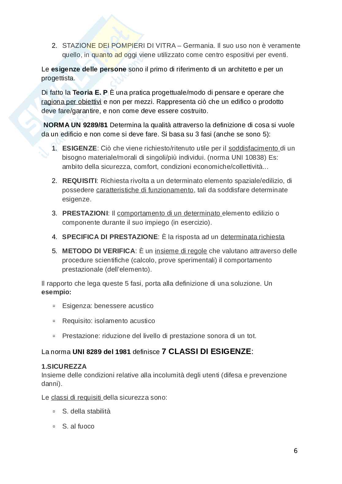 Appunti Tecnologia dell'architettura Pag. 6