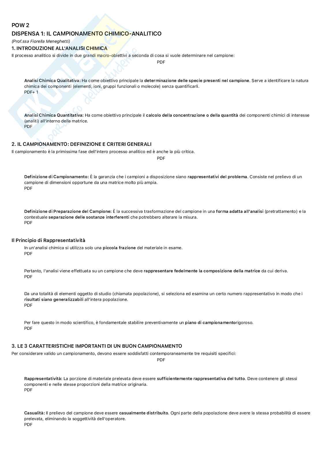 Principi di analisi farmaceutica quantitativa Pag. 1