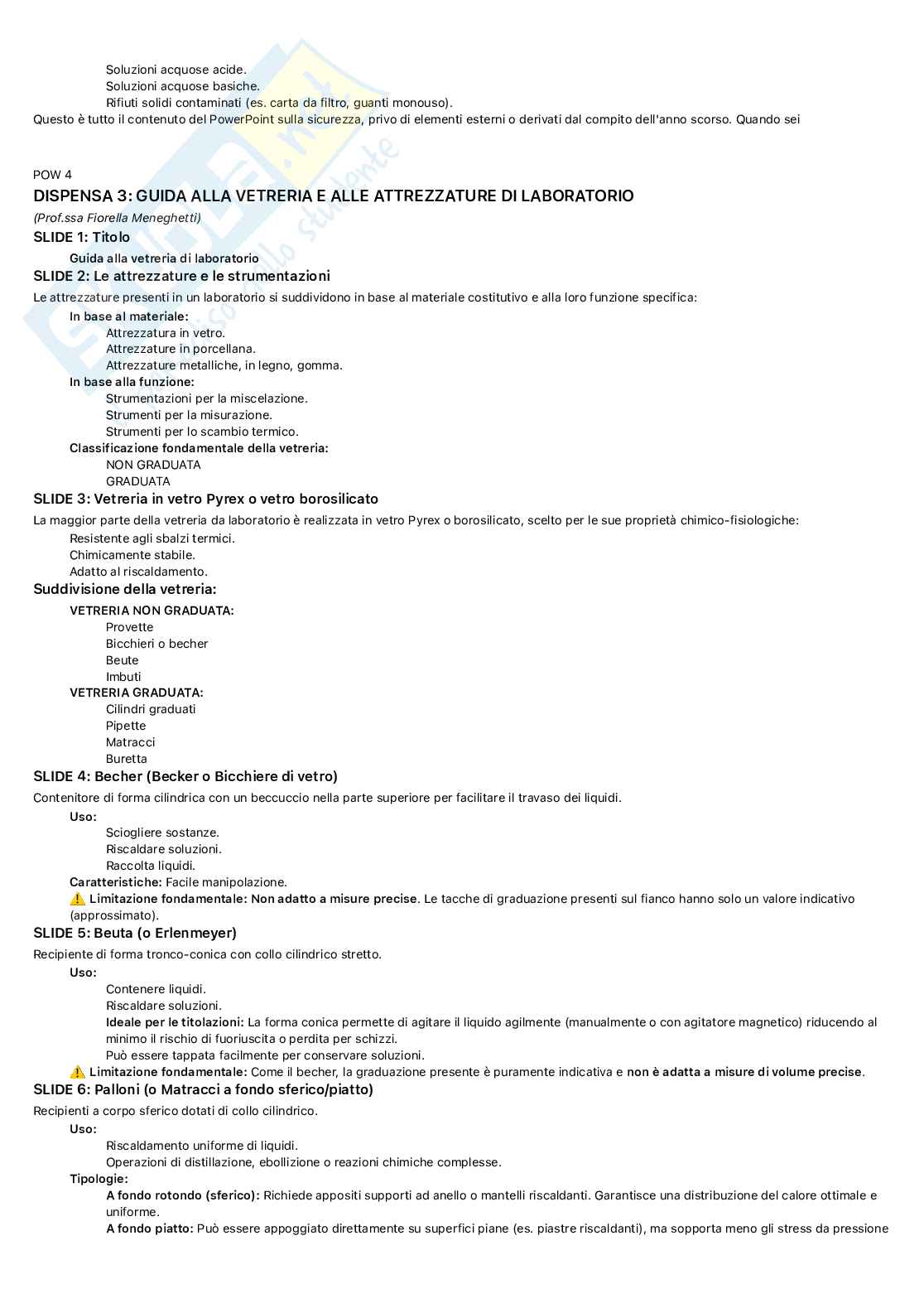 Principi di analisi farmaceutica quantitativa Pag. 6