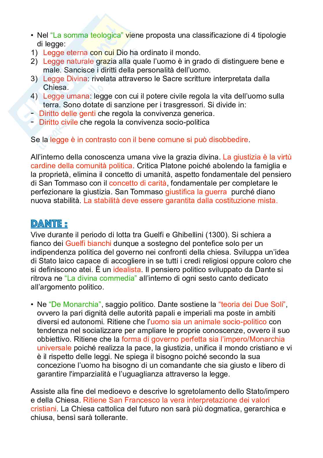 Appunti completi Storia delle dottrine politiche  Pag. 6