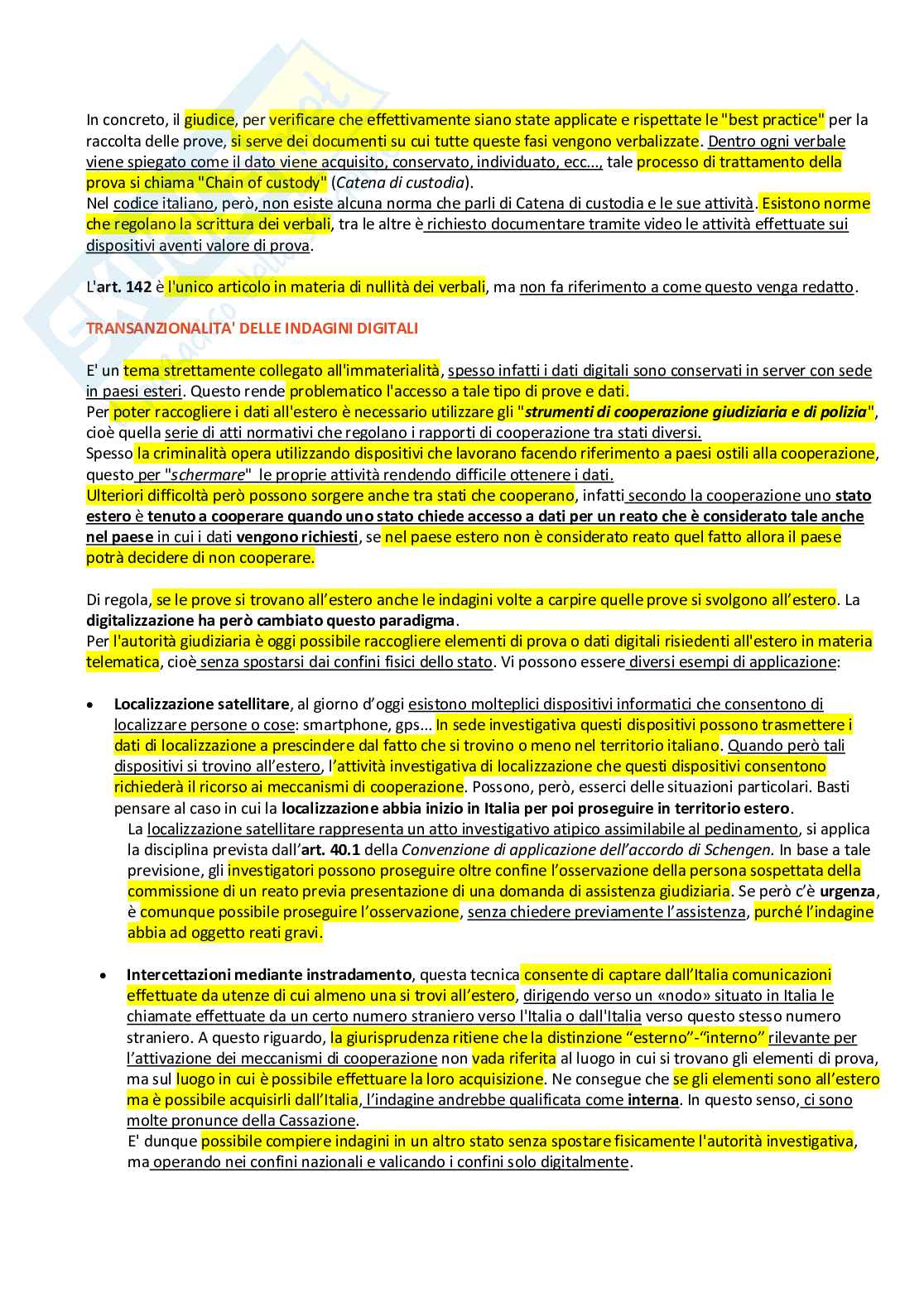 Appunti di Diritto delle prove digitali  Pag. 11