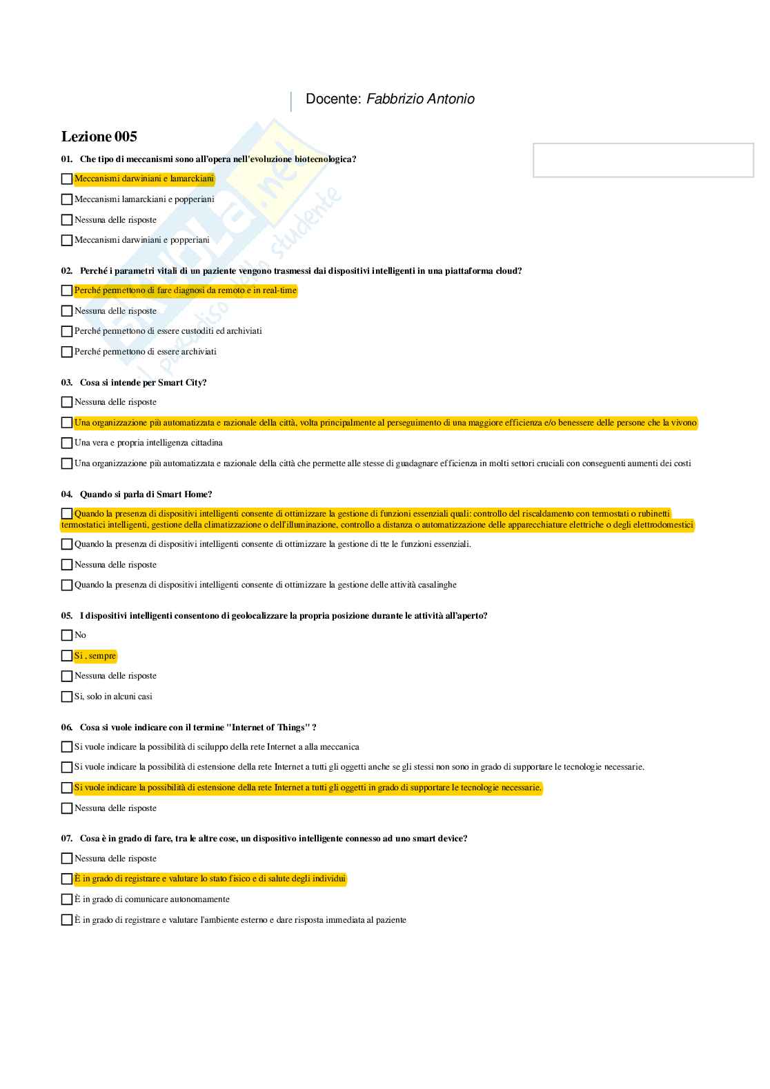 Dispositivi intelligenti a supporto della salute e del benessere Pag. 6