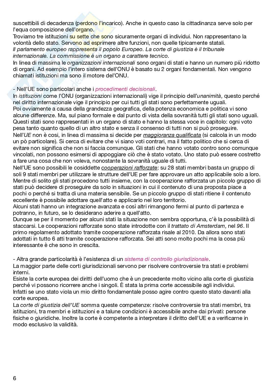 Diritto dell'Unione Europea Pag. 6