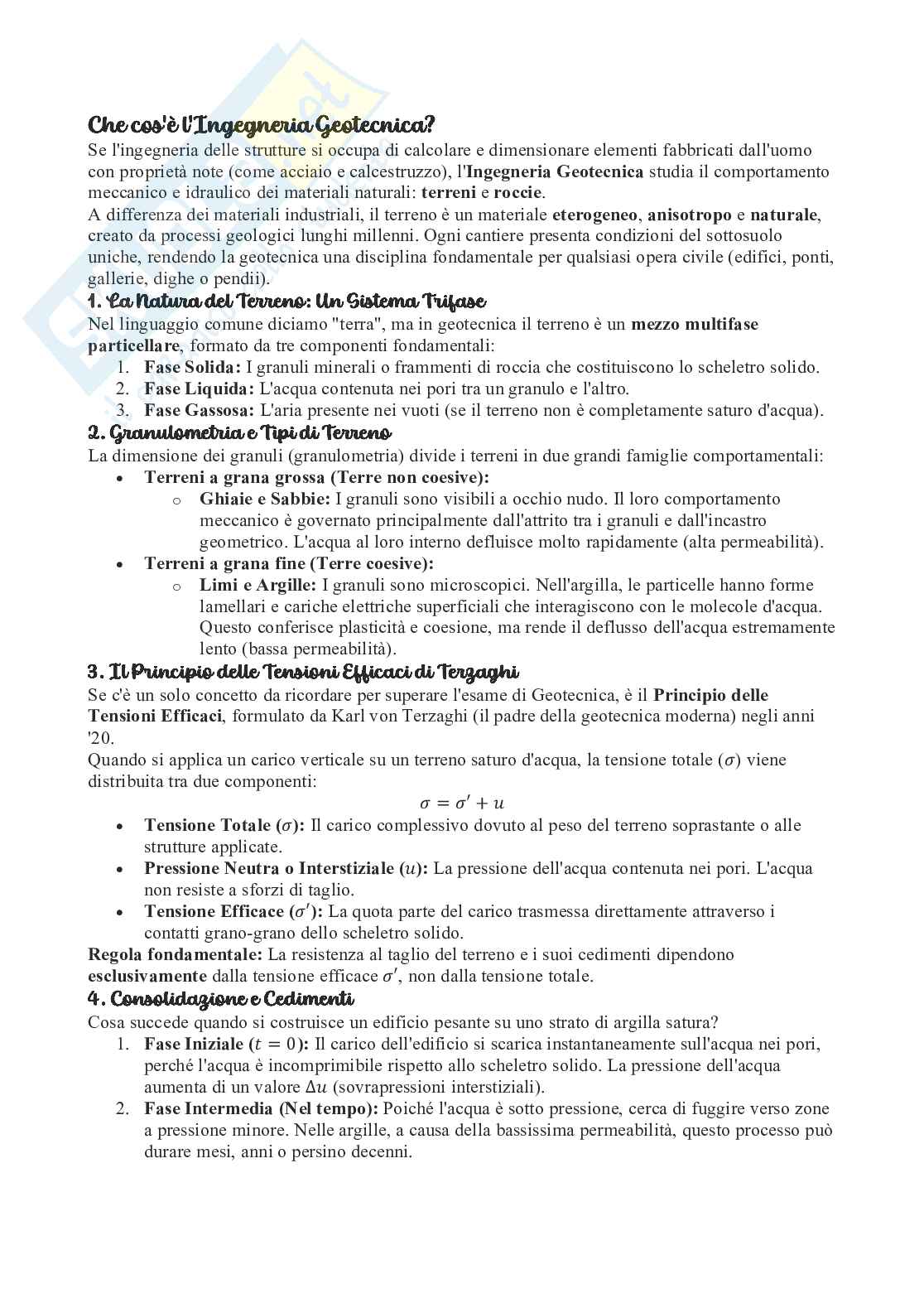 Argomenti di Geotecnica Pag. 2