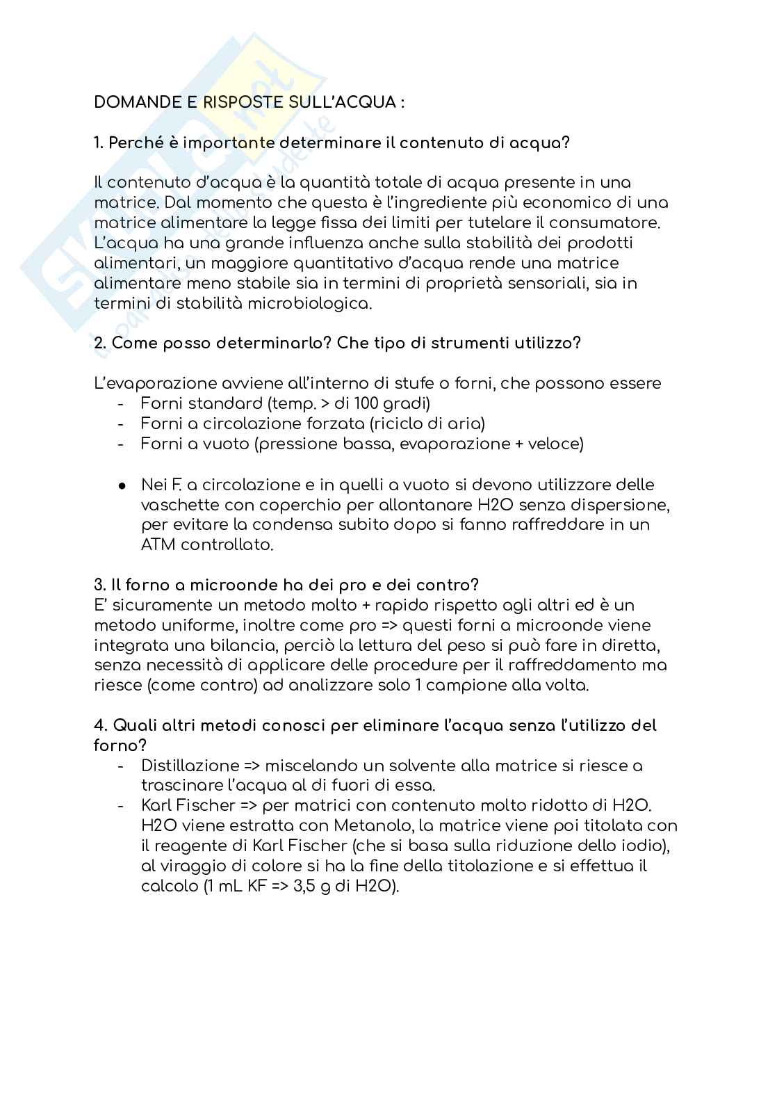 Analisi chimica e fisica dei prodotti alimentari Pag. 81