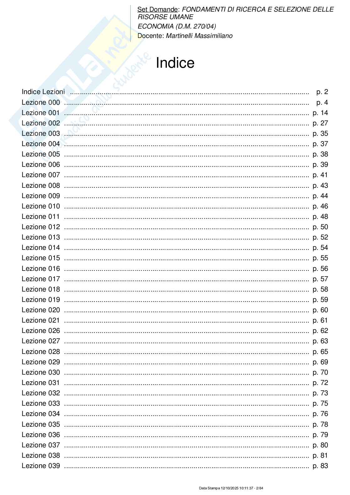 Paniere nuovo (2026) completo di Fondamenti di ricerca e selezione delle risorse umane  Pag. 2