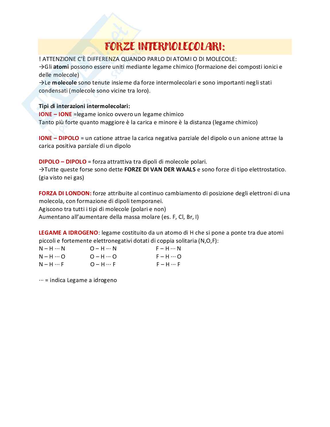 Chimica inorganica e generale Pag. 56