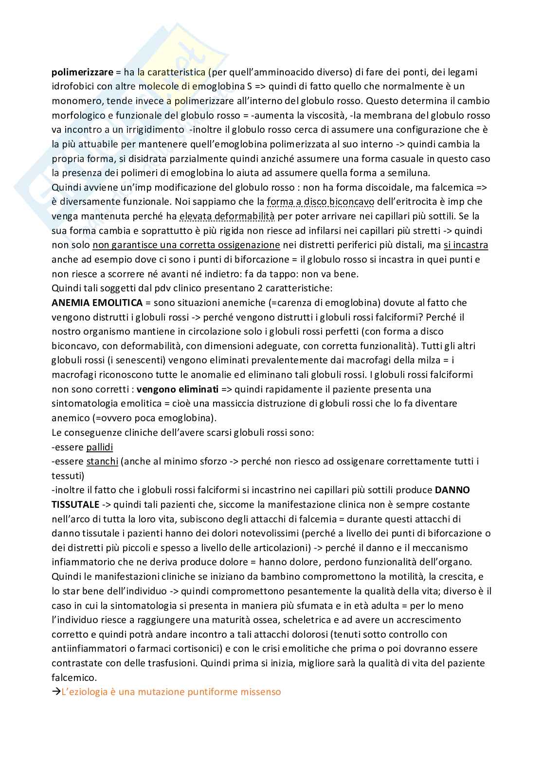 Meccanismi di danno e morte cellulare  Pag. 6