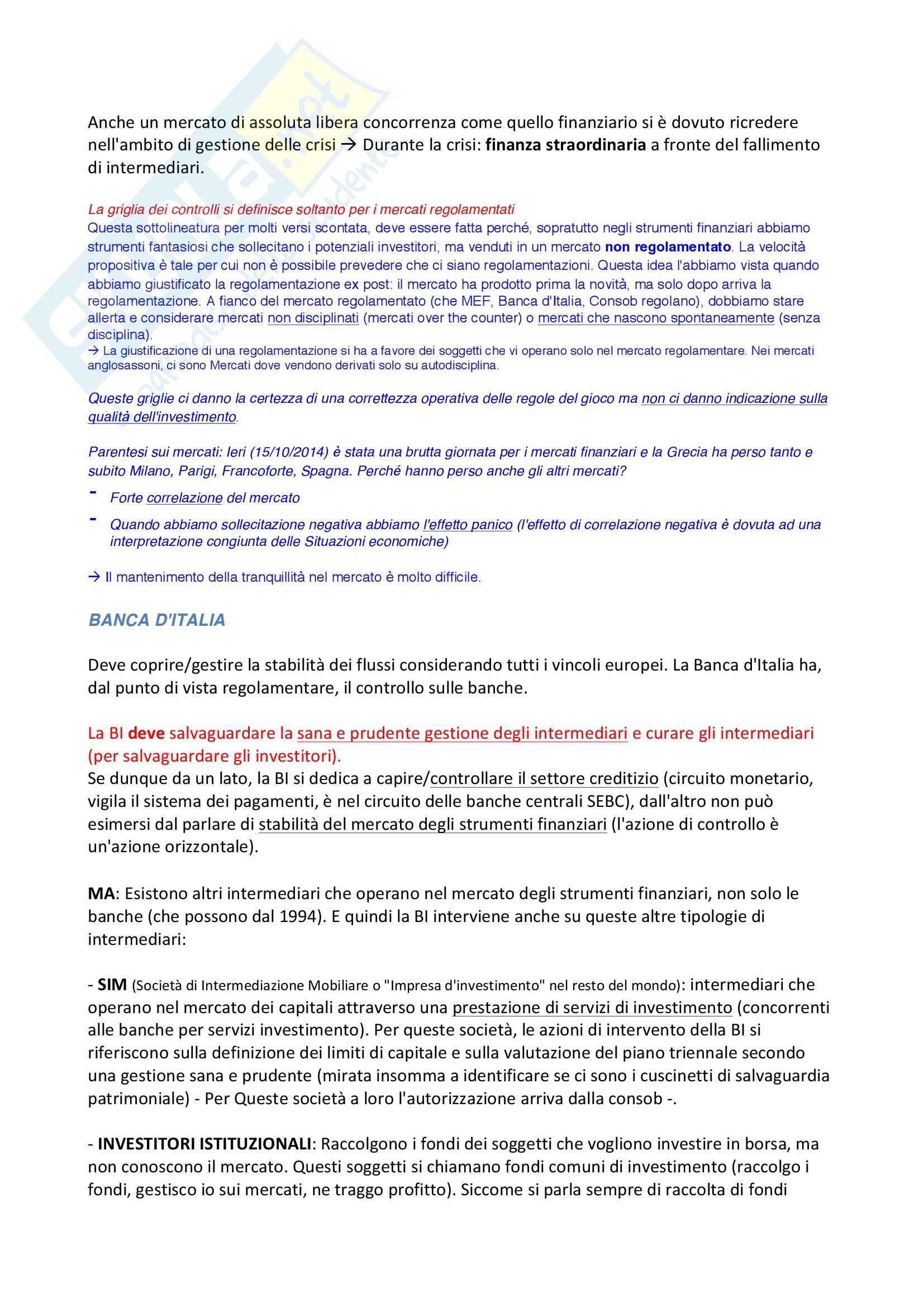 Economia del mercato mobiliare - I parziale Pag. 16