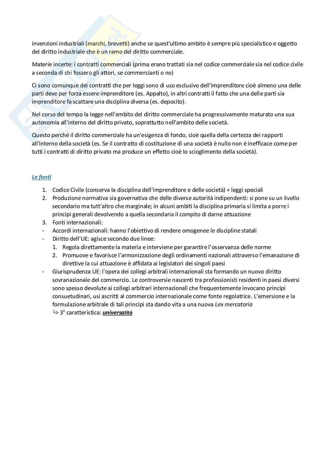 Diritto commerciale  Pag. 6