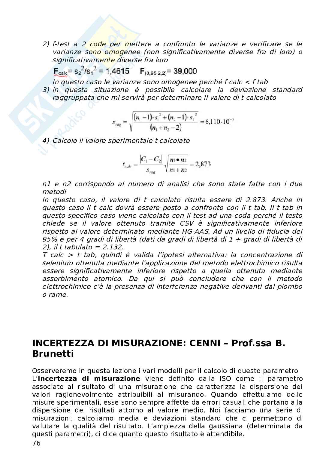 Gestione dei Sistemi per la Qualita - Appunti Pag. 76