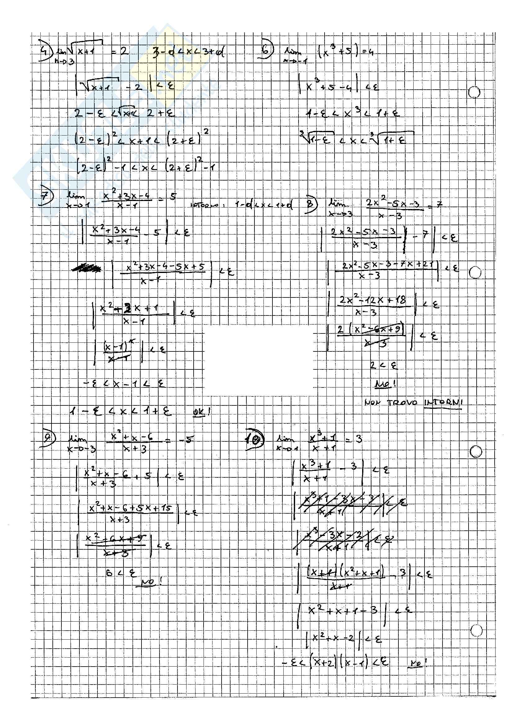 Esercizi svolti, Analisi Matematica I Pag. 6