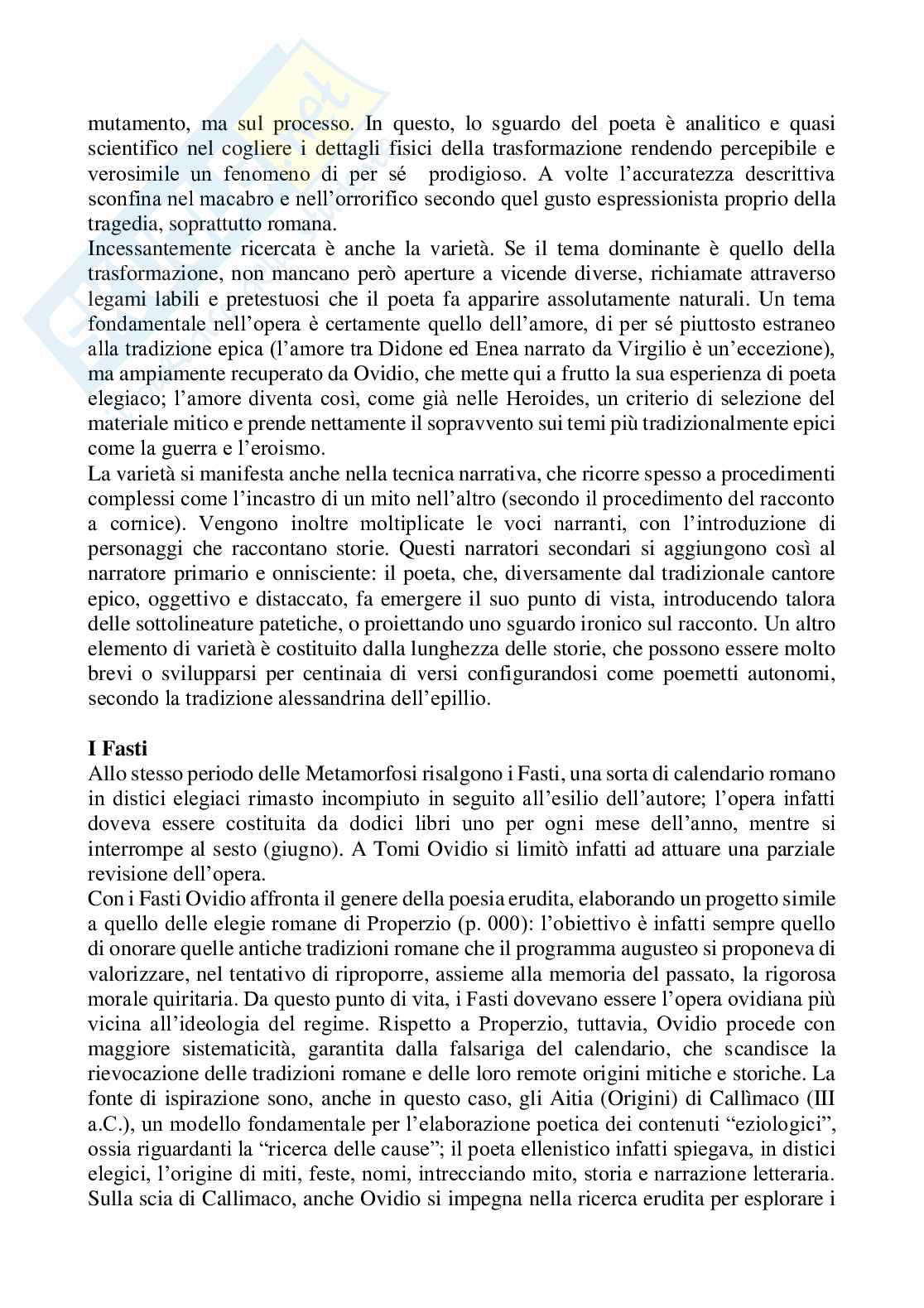 Appunti esame Letteratura Latina Pag. 6