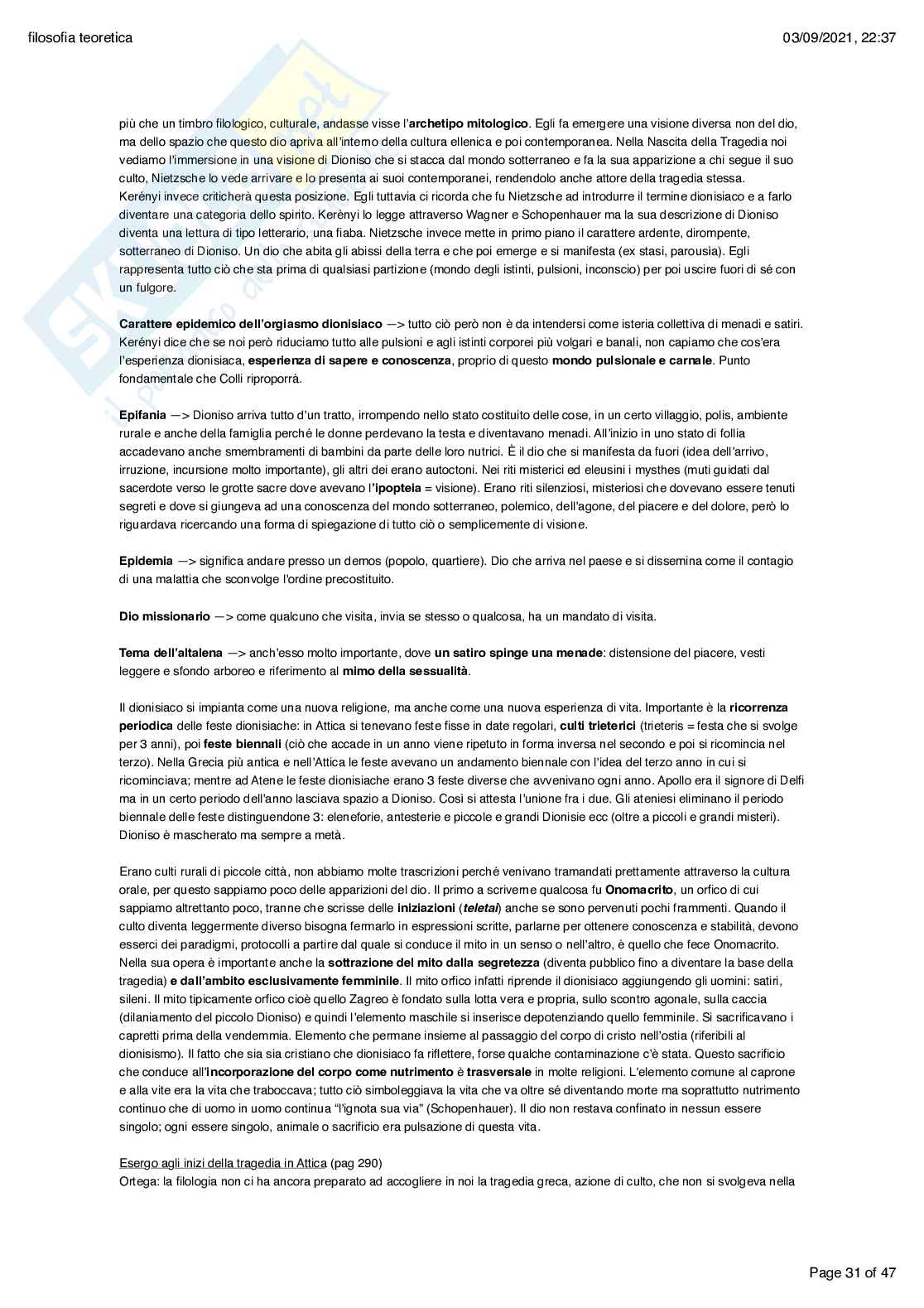 Appunti di filosofia teoretica Pag. 31
