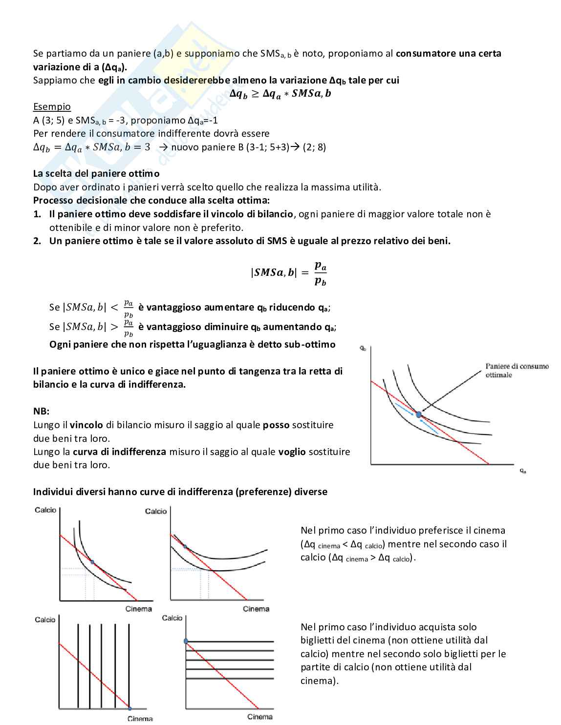 Appunti relativi alle lezioni del corso "Introduzione all'economia", relativi alla prima parte del corso Pag. 21