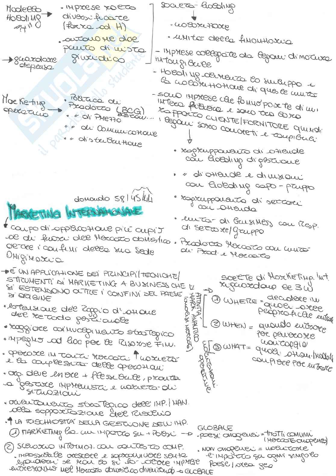 Riassunto esame Economia e gestione delle imprese, Prof. Matarazzo Michela, libro consigliato Manuale di economia e gestione , Matarazzo  Pag. 31
