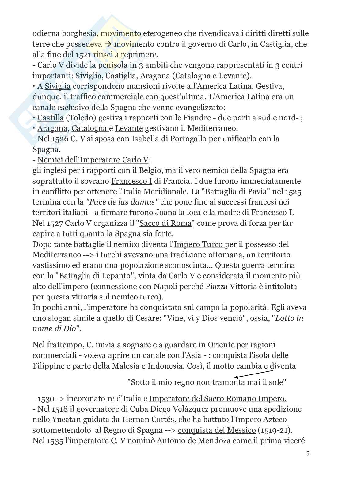 Letteratura Spagnola - Los Siglos de Oro Pag. 6