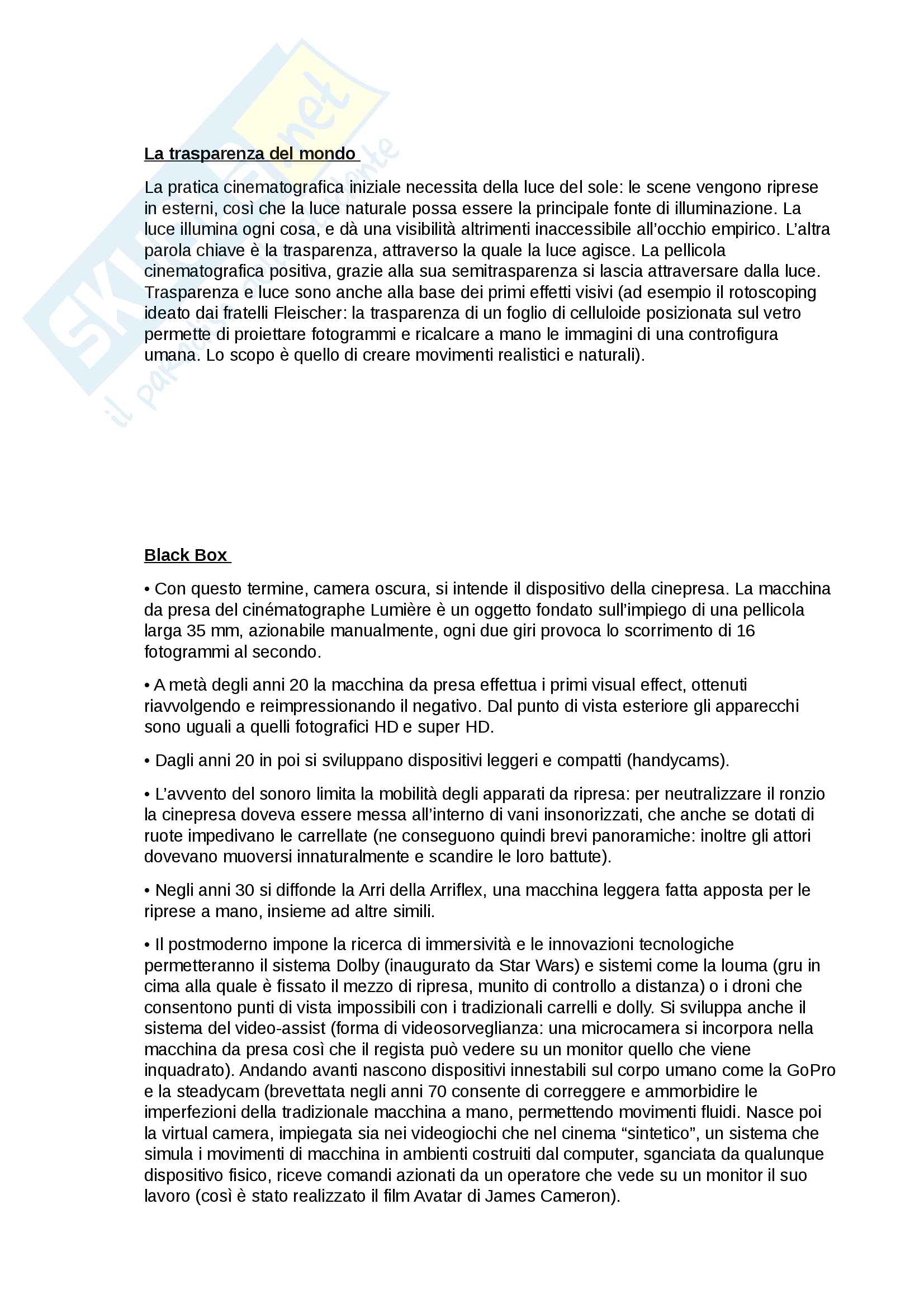 Esame Storia del cinema - Appunti e Riassunti Pag. 36