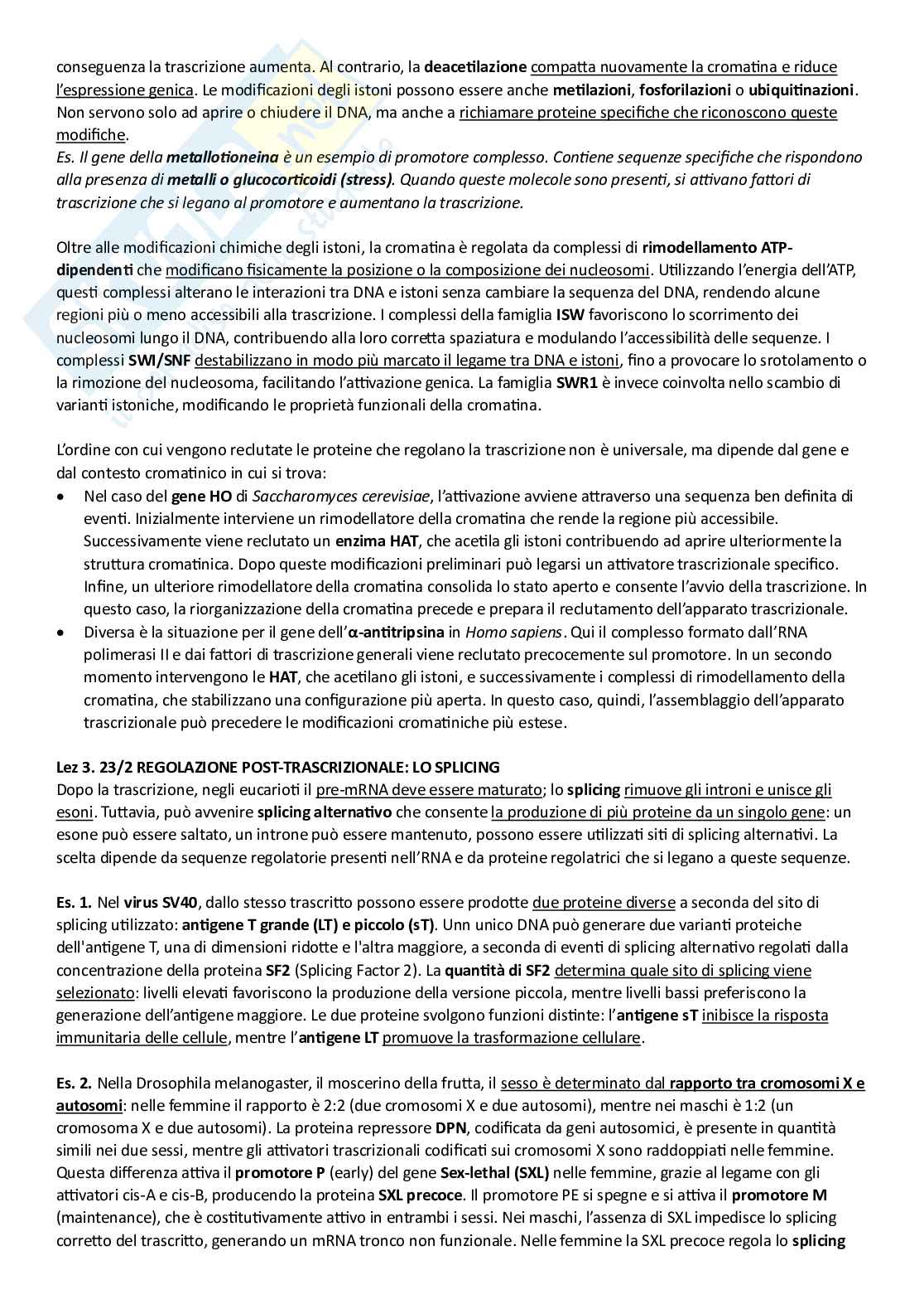 Laboratorio di Biologia molecolare Pag. 6