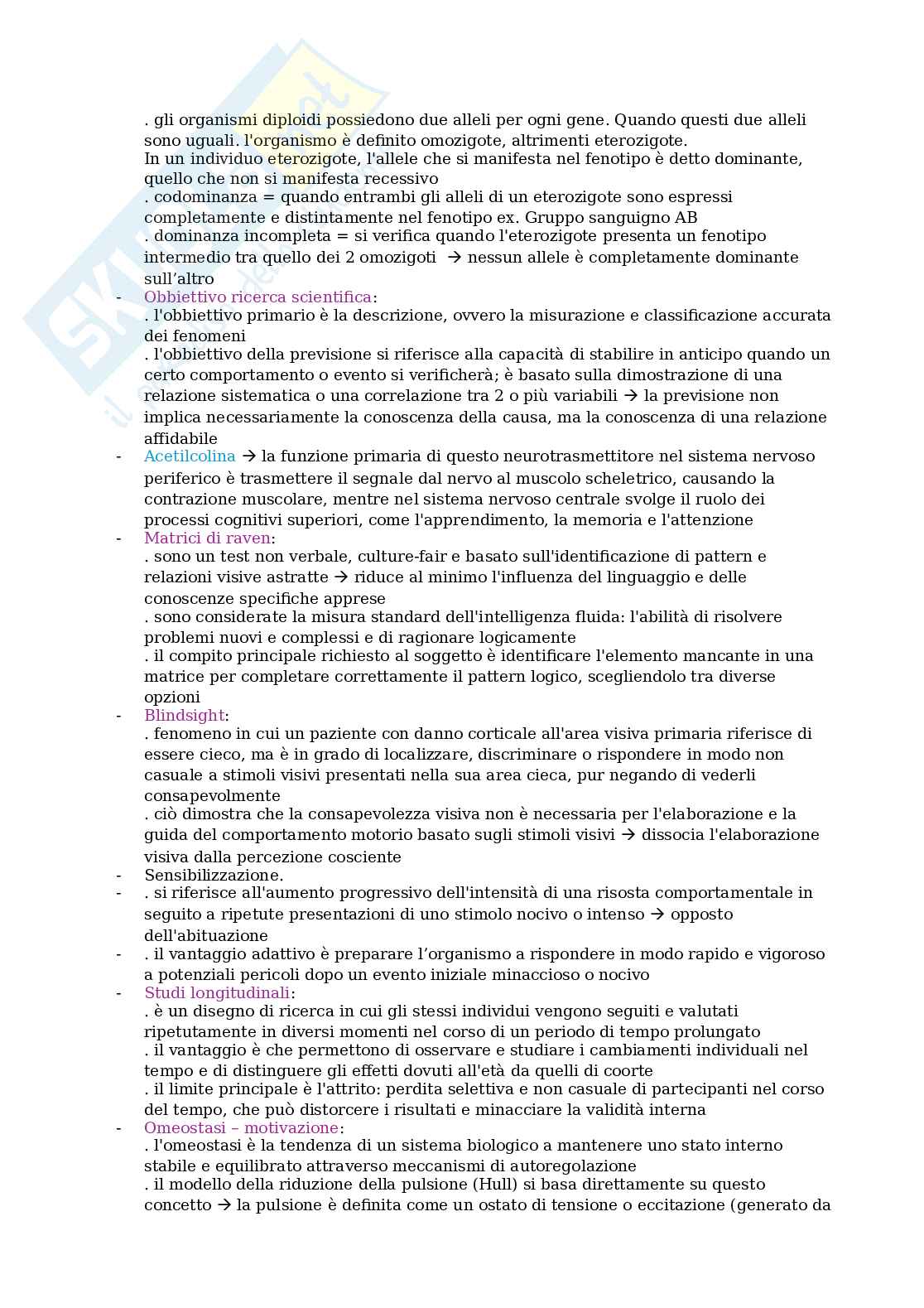 Domande Psicologia generale  Pag. 16