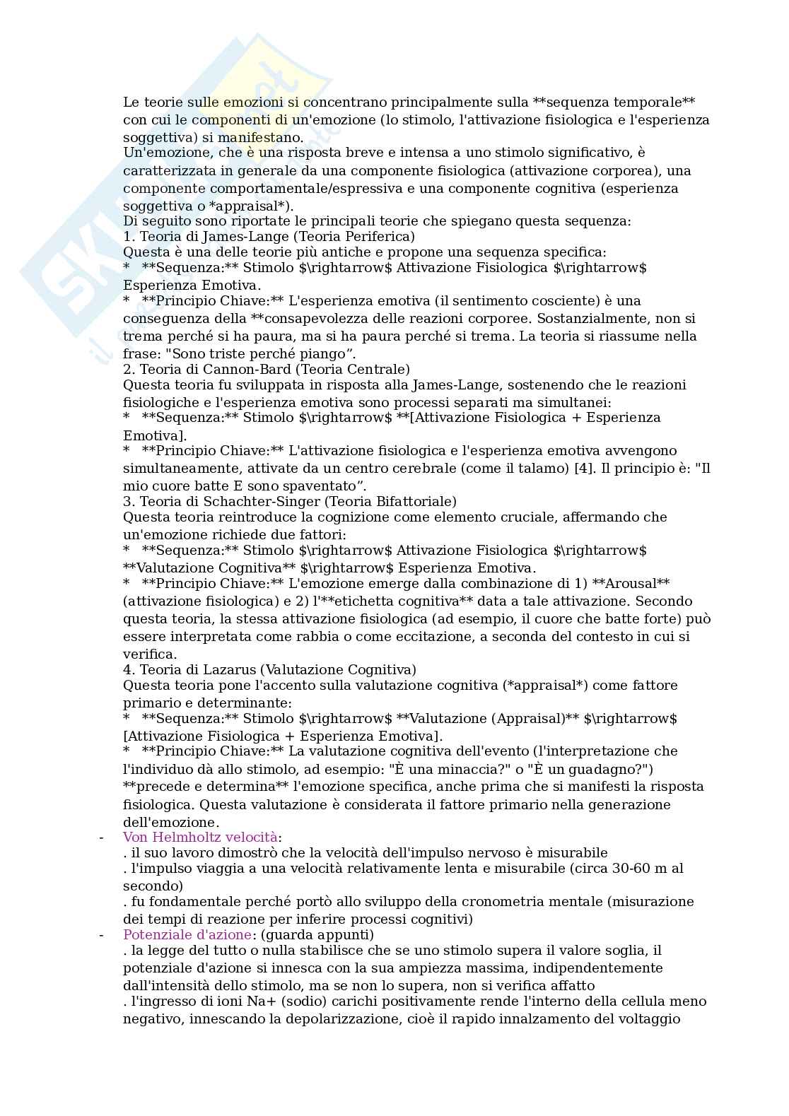 Domande Psicologia generale  Pag. 6