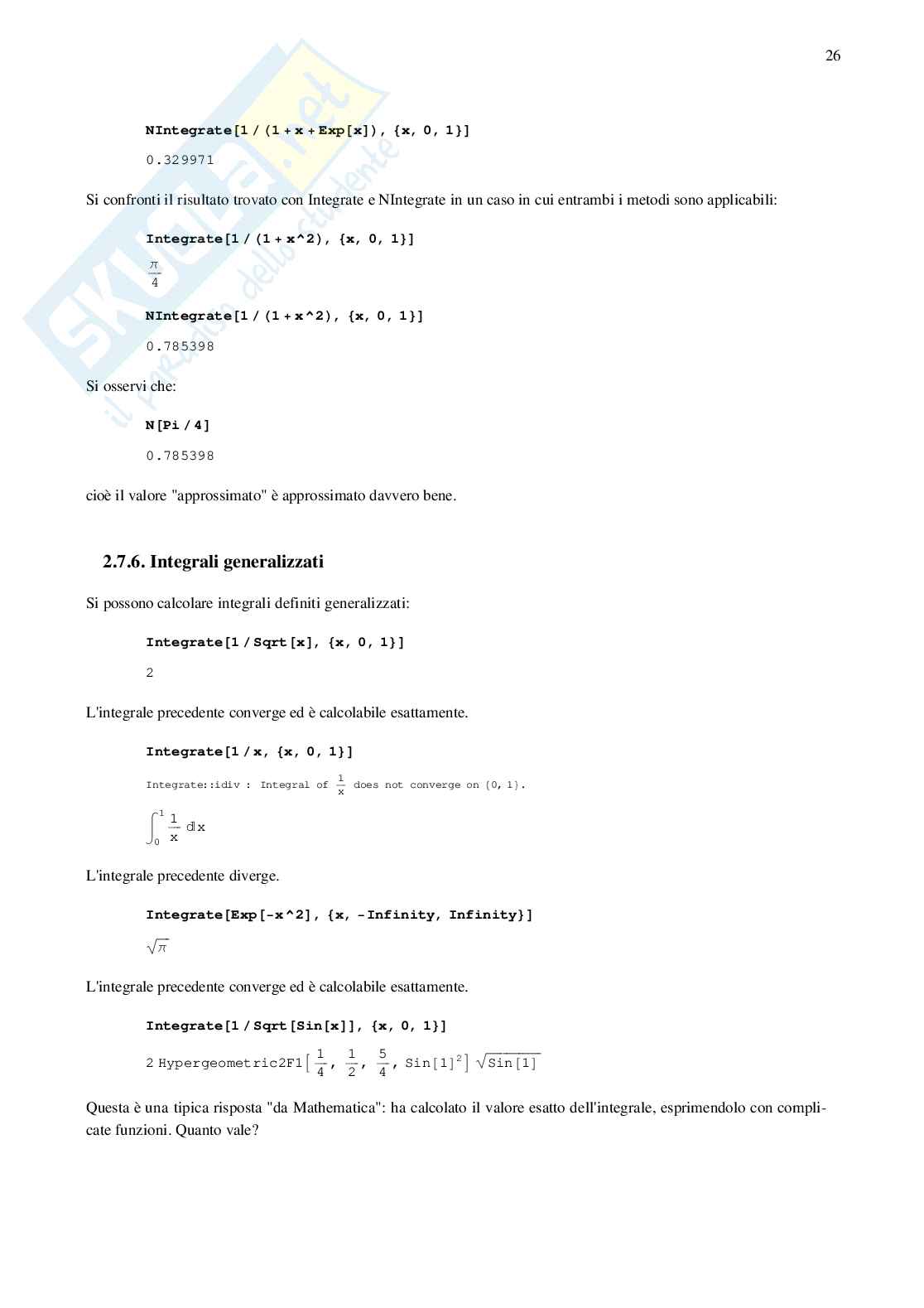 Appunti programma Mathematica Pag. 26