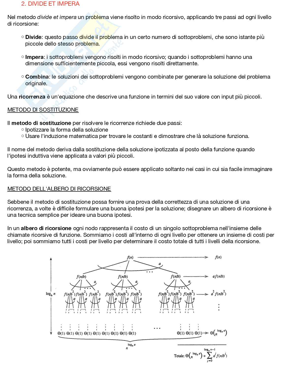 Algoritmi e principi dell'Informatica Pag. 31