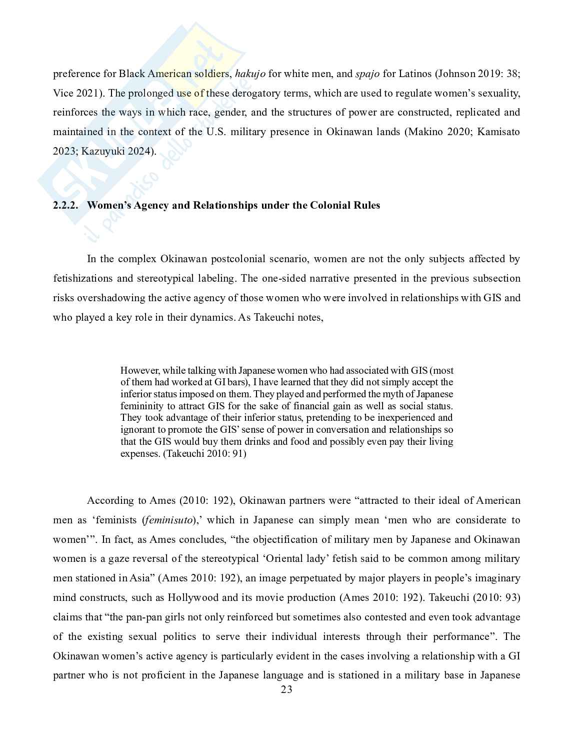 Representing Okinawan Voices in the Construction of Postcolonial Memory and Identity — a Stylistic Analysis of Speak, Okinawa: a Memoir Pag. 21