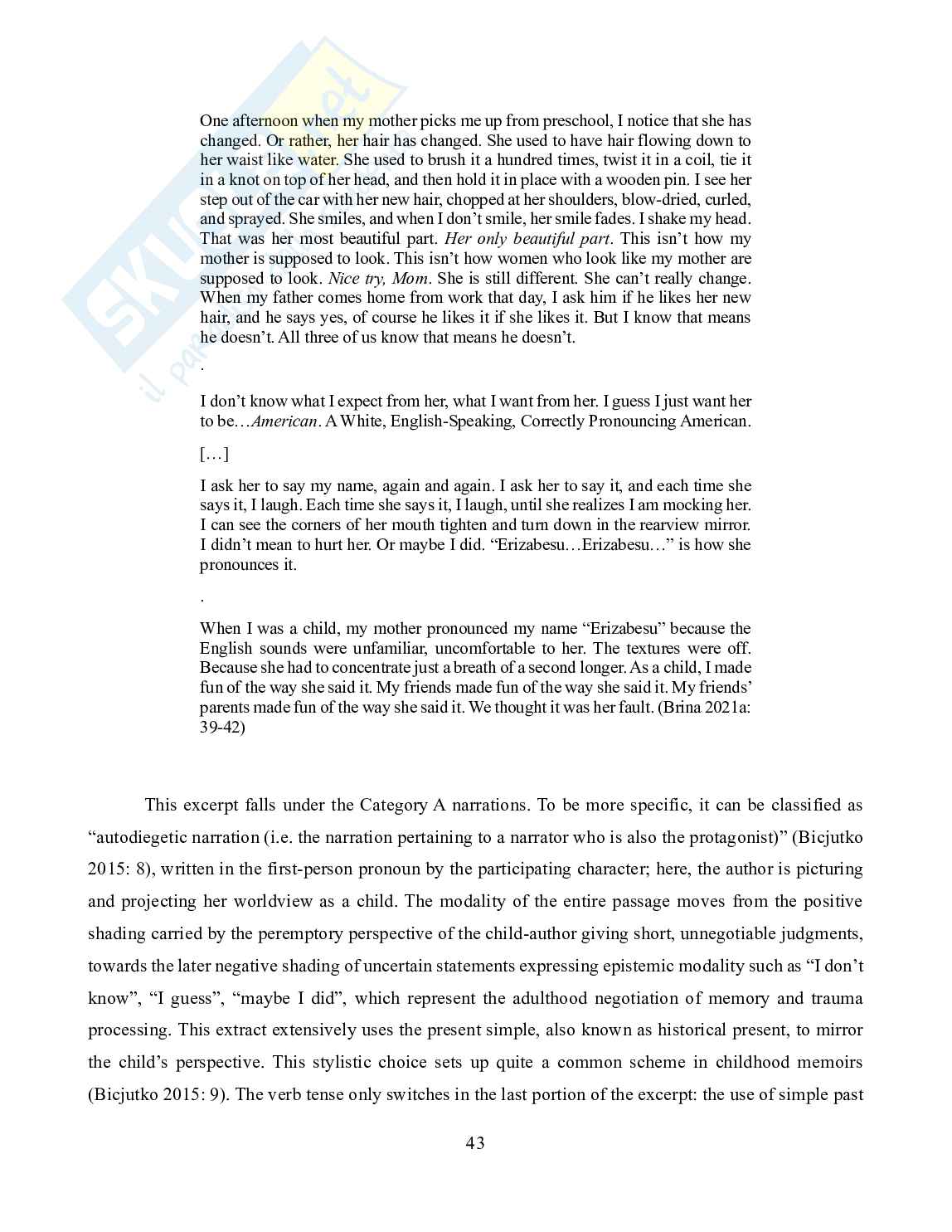 Representing Okinawan Voices in the Construction of Postcolonial Memory and Identity — a Stylistic Analysis of Speak, Okinawa: a Memoir Pag. 41