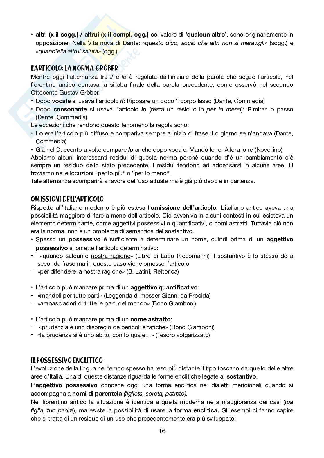 Appunti completi delle lezioni di Linguistica italiana  Pag. 16