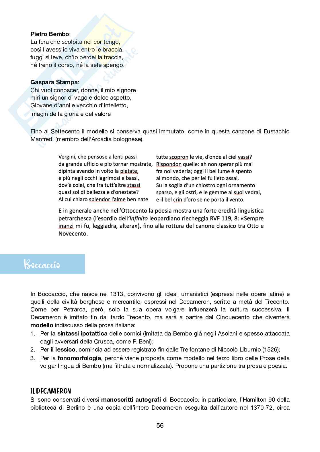 Appunti completi delle lezioni di Linguistica italiana  Pag. 56
