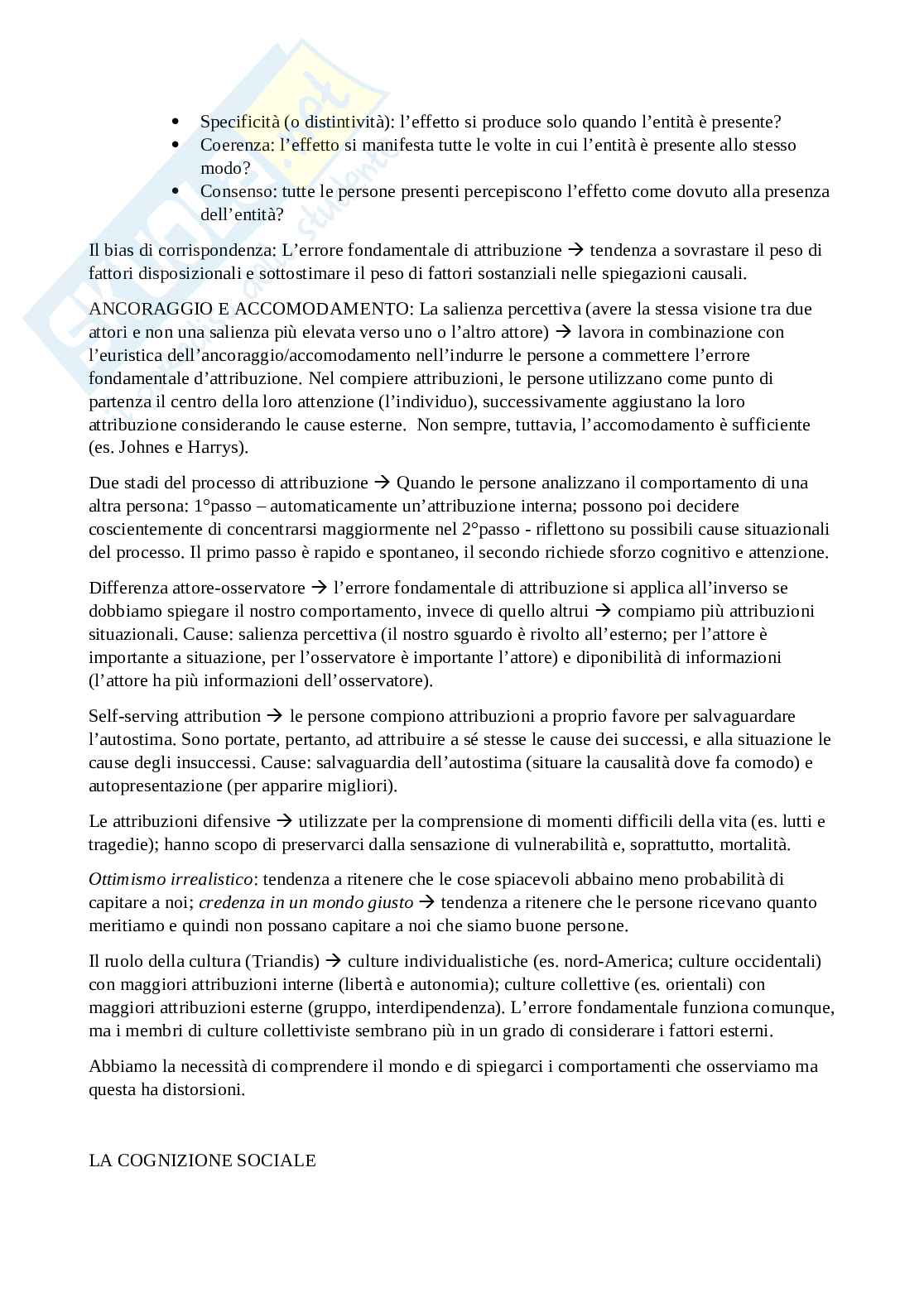 Appunti completi Psicologia sociale I Pag. 21