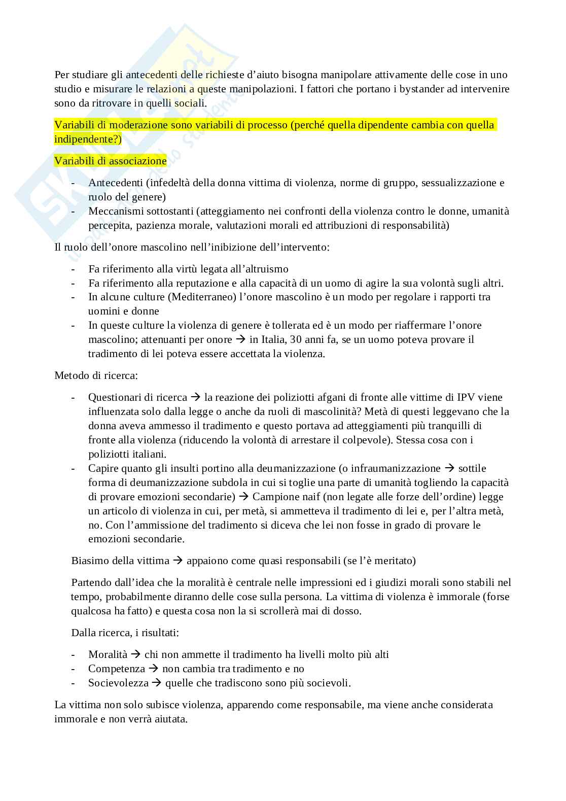 Appunti completi Psicologia sociale I Pag. 31