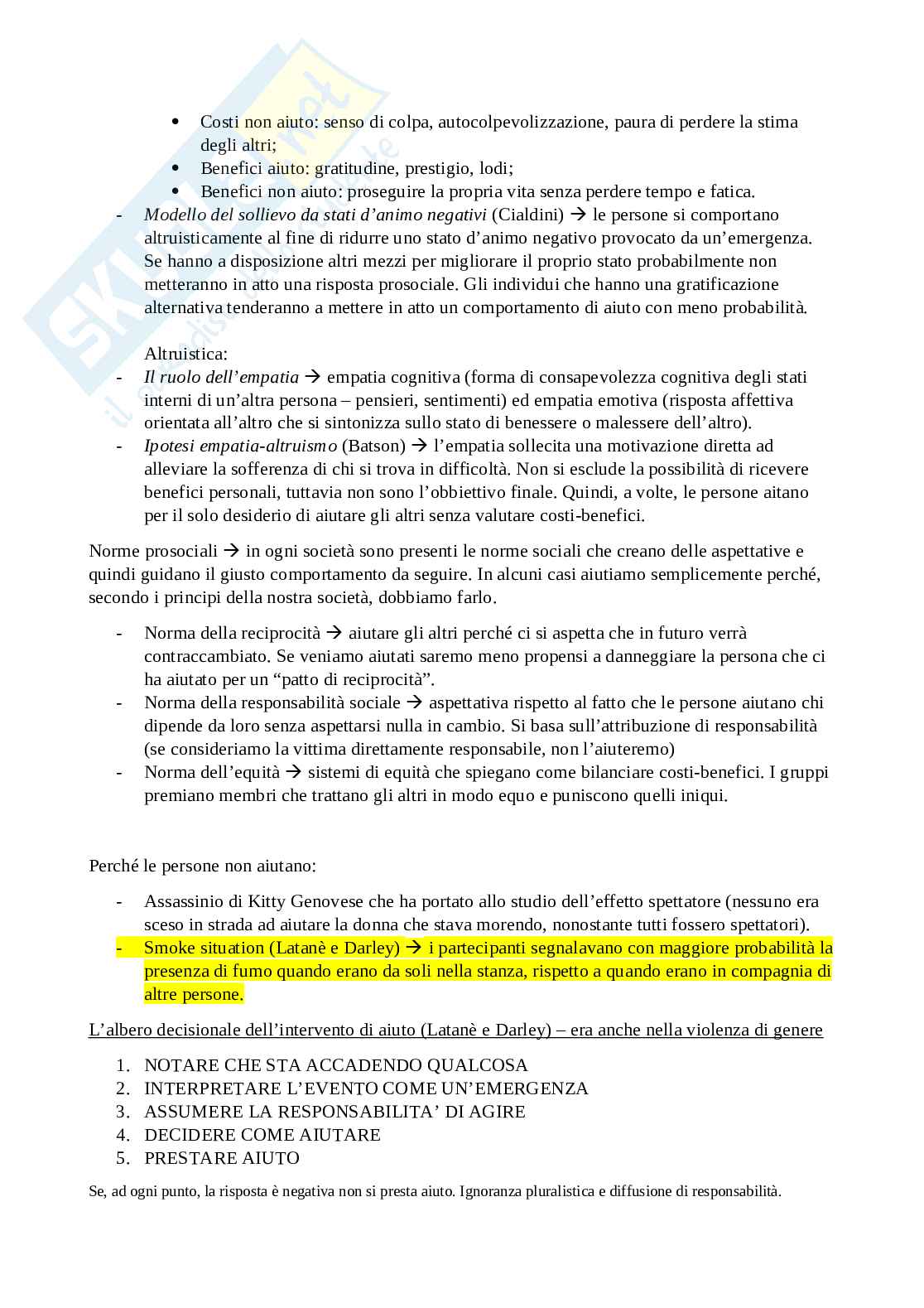 Appunti completi Psicologia sociale I Pag. 51