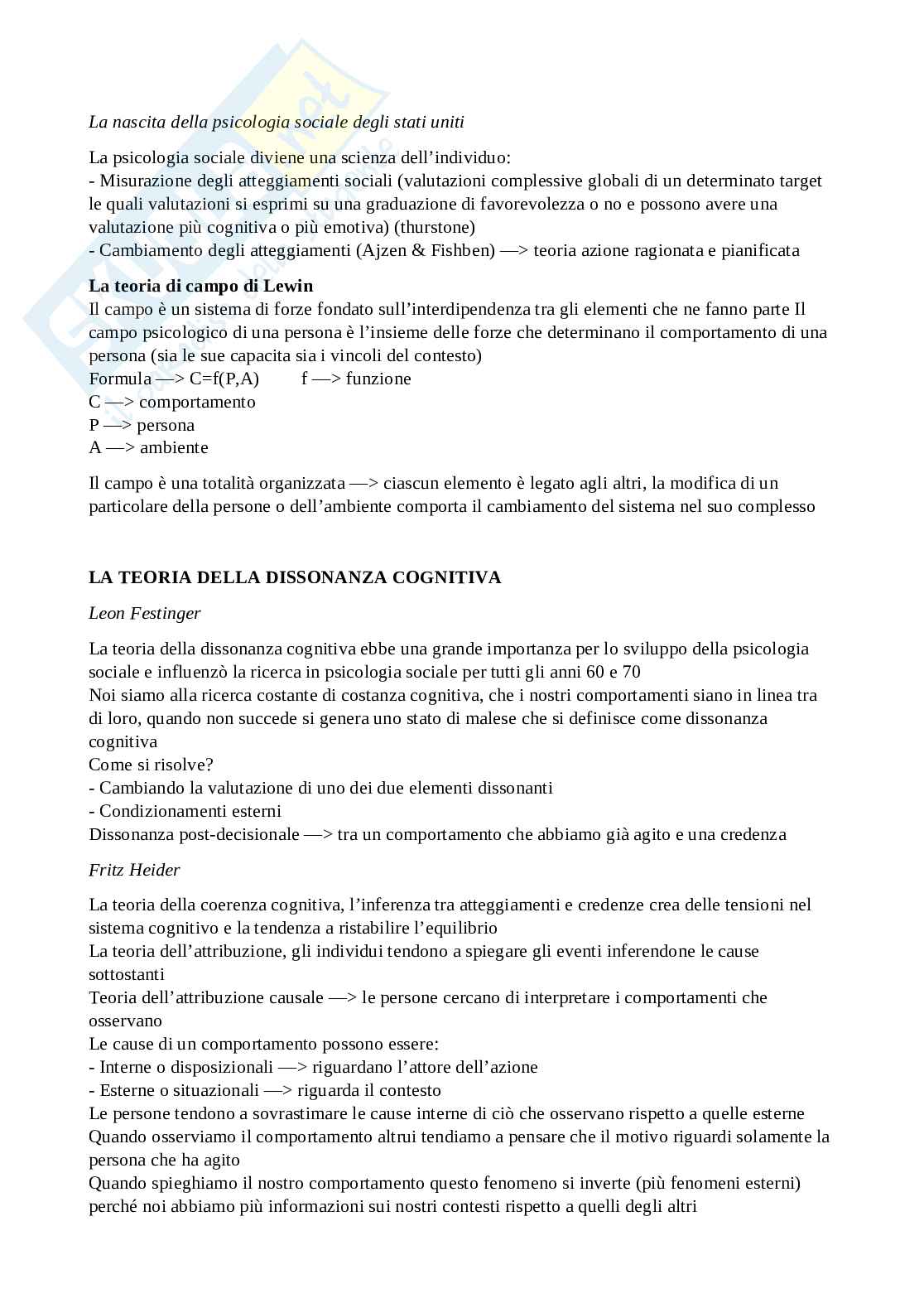 Appunti completi Psicologia sociale I Pag. 6